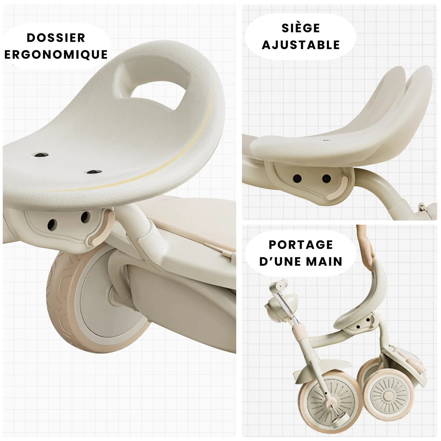 Tricycle pliable pour enfant
