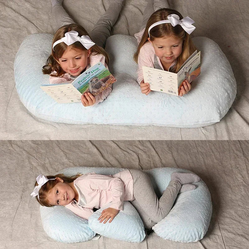 Coussin d'allaitement multifonctionnel pour l'allaitement des jumeaux