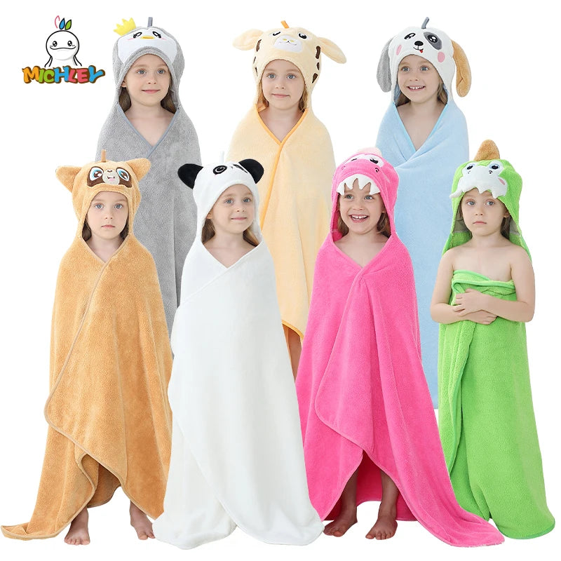 Serviette de bain à capuche