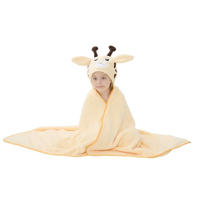 Serviette de bain à capuche