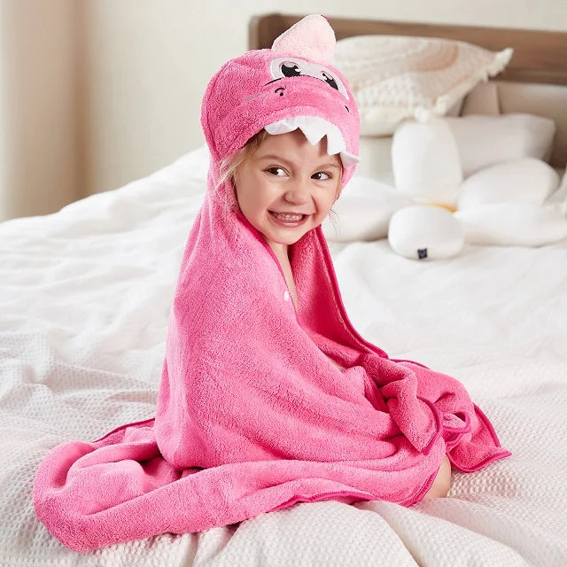 Serviette de bain à capuche