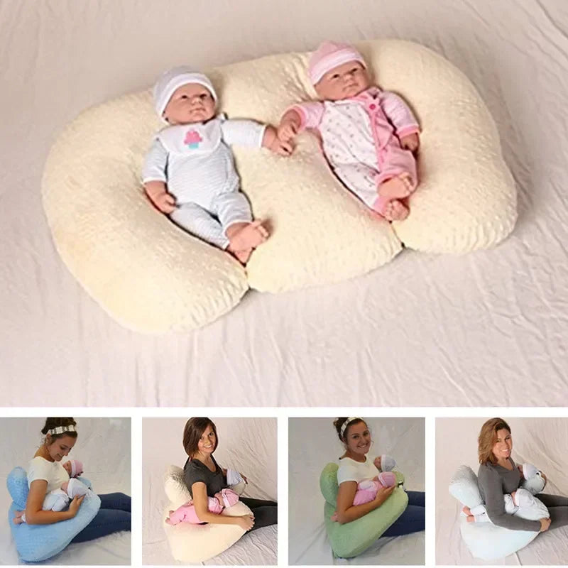 Coussin d'allaitement multifonctionnel pour l'allaitement des jumeaux
