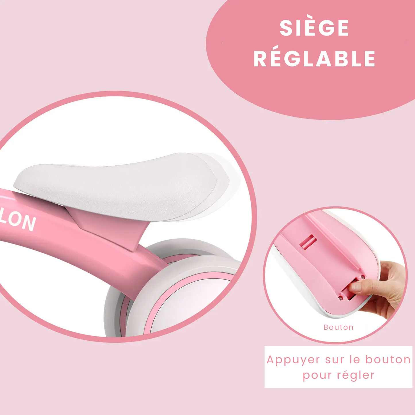 Draisienne pour enfants de 12 à 24 mois