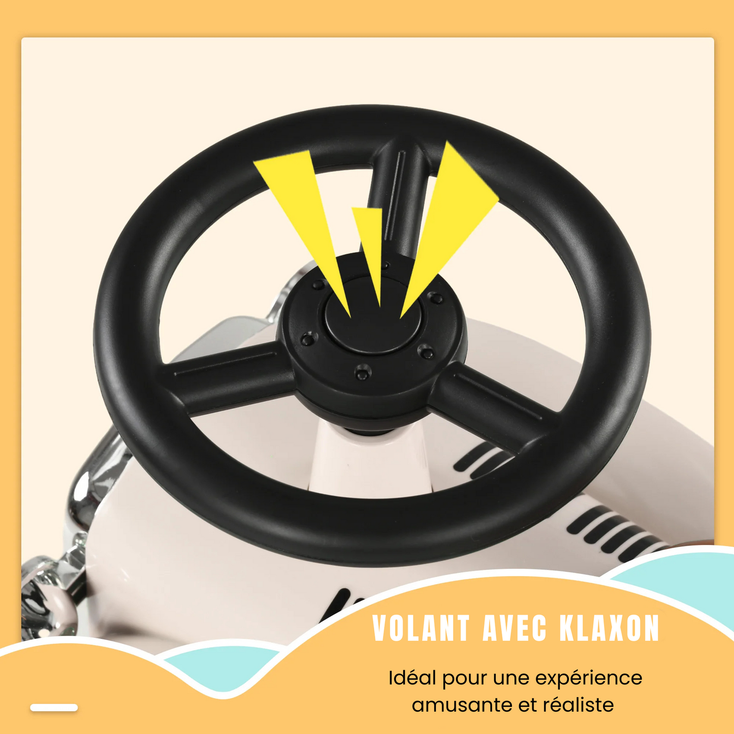 Voiture d'apprentissage de la marche pour enfant de 12 à 36 mois