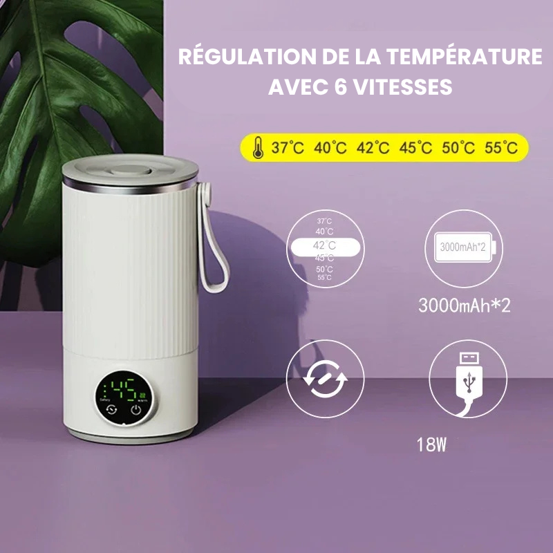 Chauffe-biberon portable
