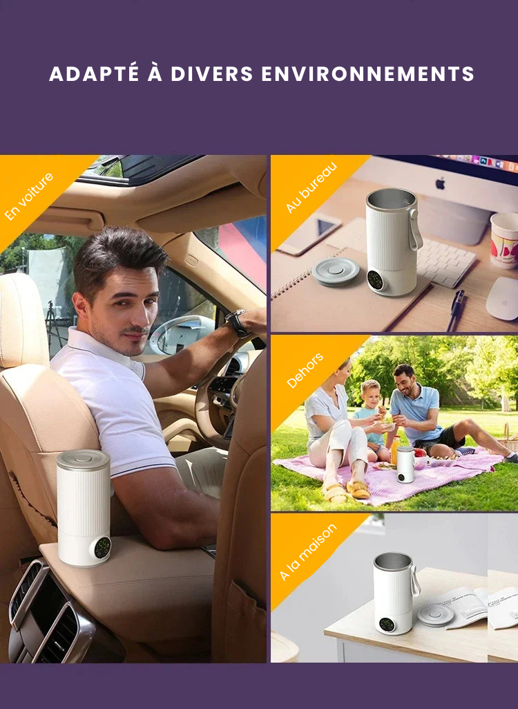 Chauffe-biberon portable