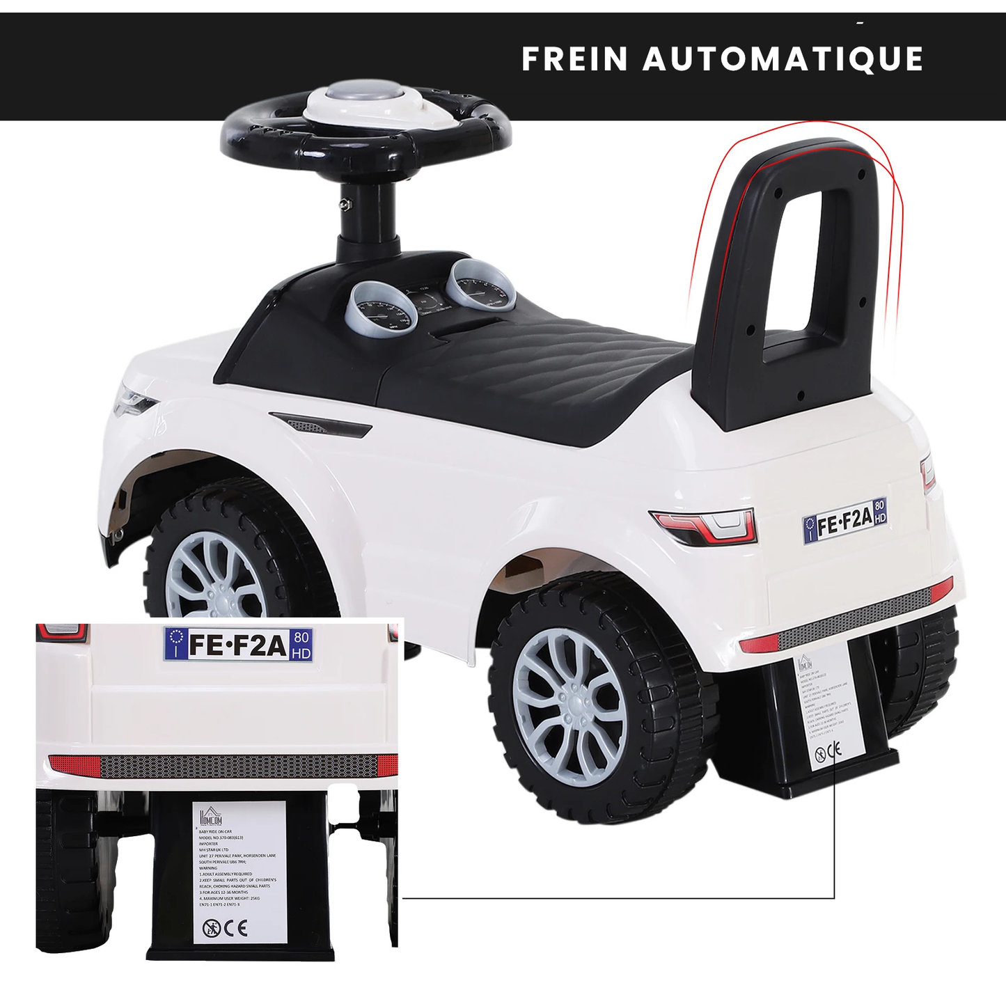 Véhicule sans pédales à quatre roues