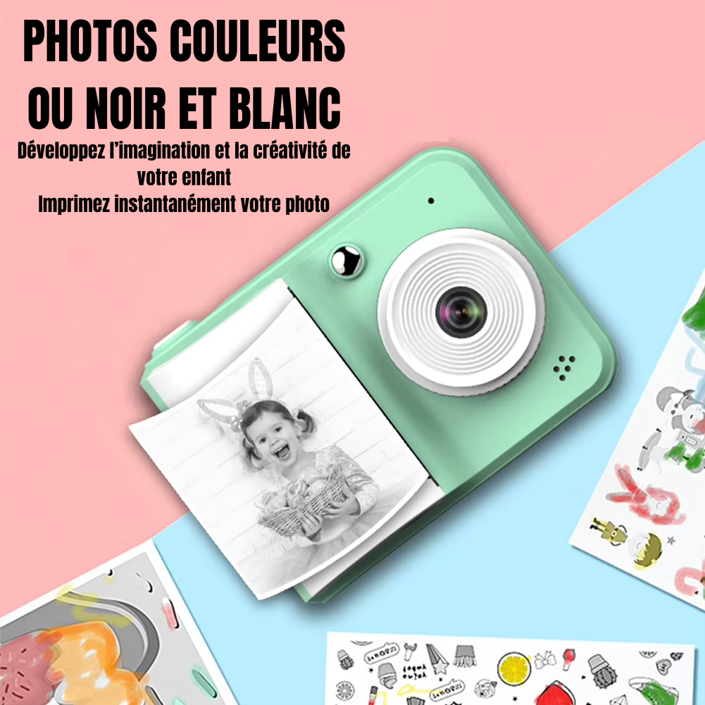 Appareil photo instantanée et caméra HD