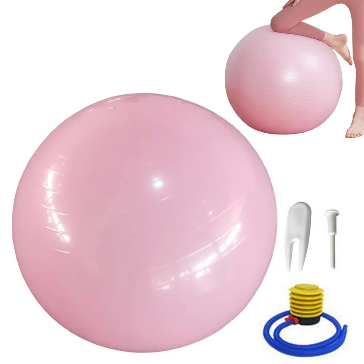 Ballon de yoga pour femme enceinte et en post-partum