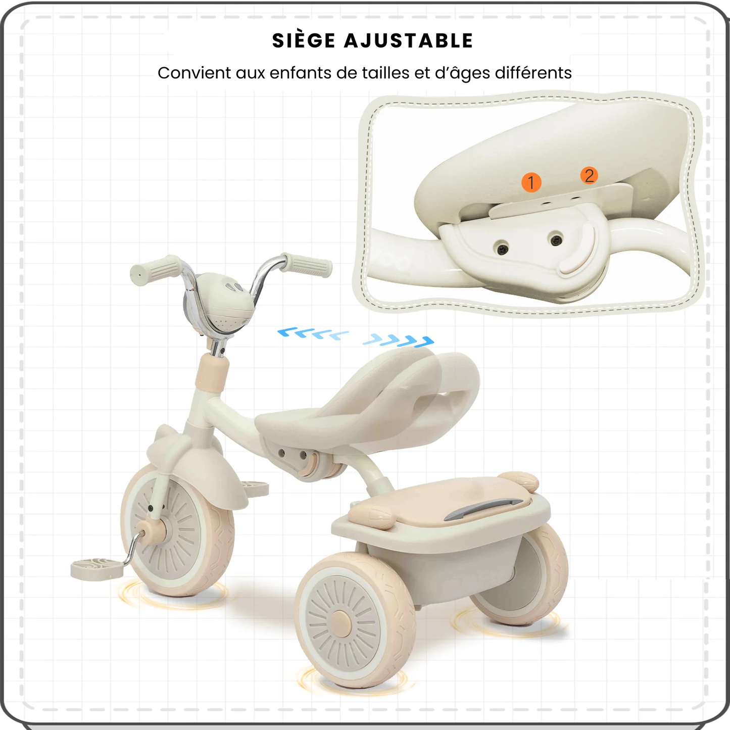 Tricycle pliable pour enfant